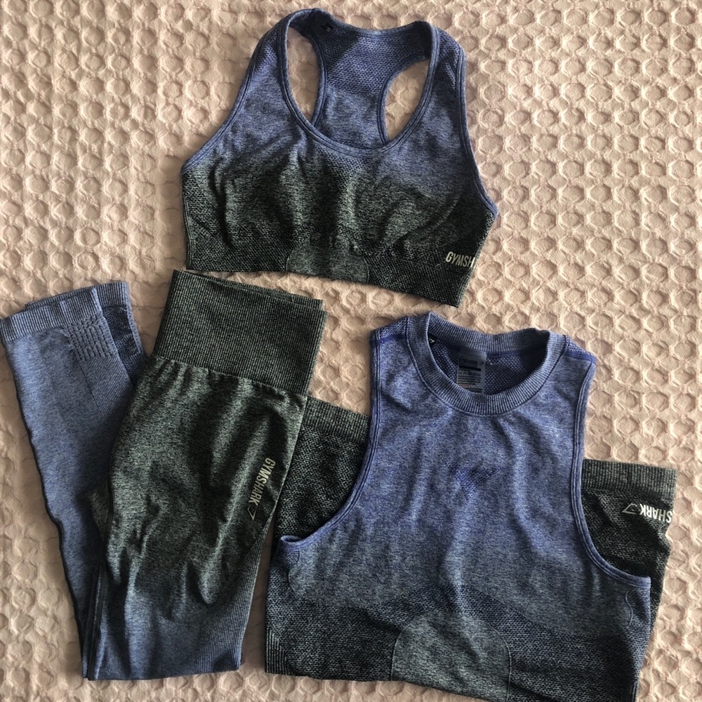 Gymshark ombré seamless set